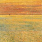 Sunset at Sea Childe Hassam